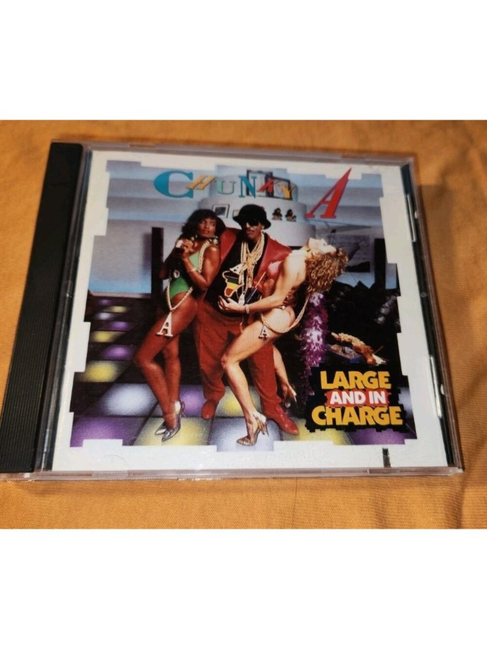 CHUNKY A cd LARGE AND IN CHARGE -  (CD), OOP ARSENIO HALL 1989 CD